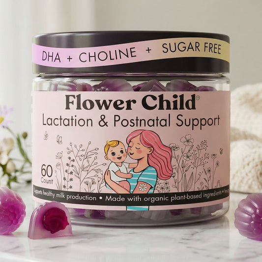 Lactation Support Gummies + Postnatal Vitamins